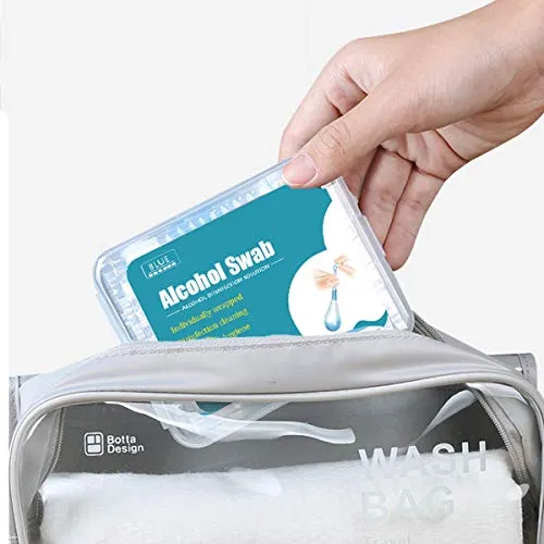 150 Individually Wrapped- Iodine Q Tips Swabs Solution Filled| First Aid Swabsticks for Nasal Ears Bruise Travel