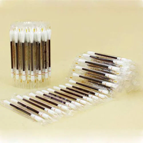 150 Individually Wrapped- Iodine Q Tips Swabs Solution Filled| First Aid Swabsticks for Nasal Ears Bruise Travel