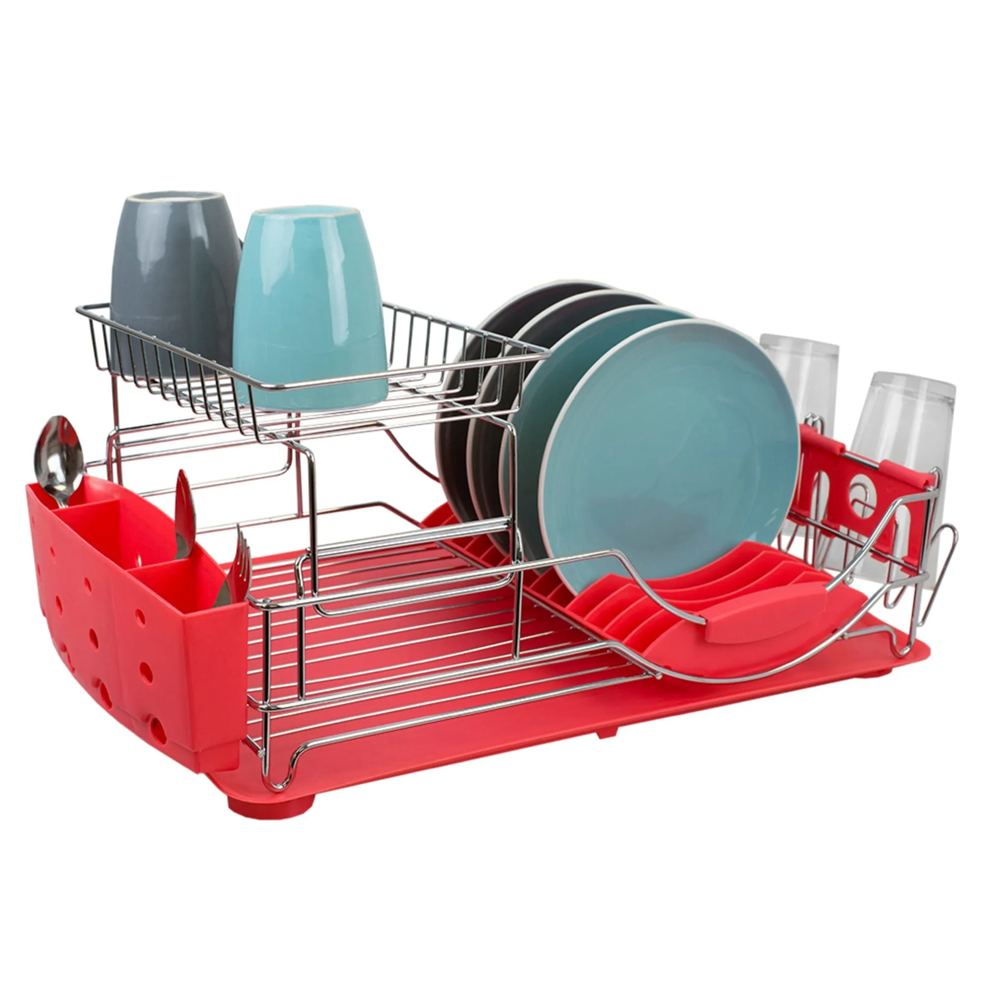 2-Tier Deluxe Dish Drainer