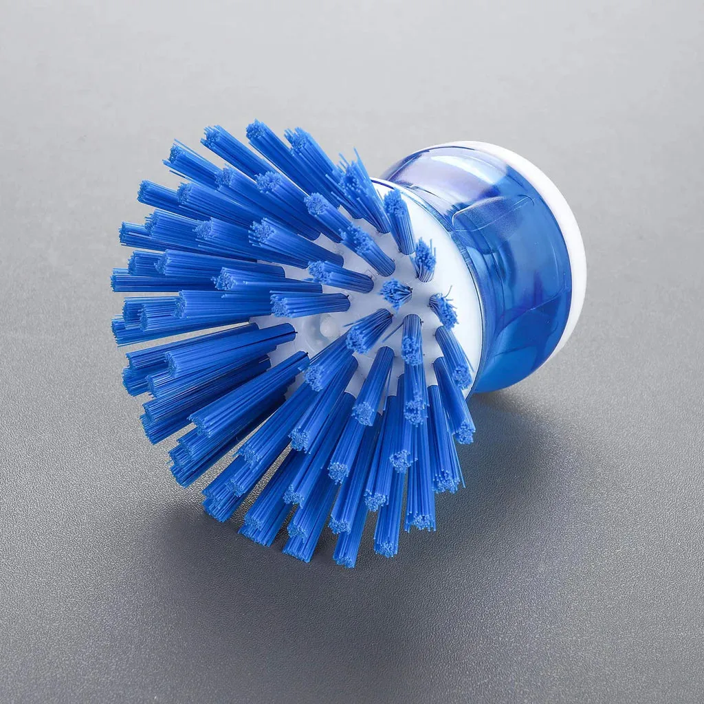 3 Pcs Dish Brush with Soap Dispenser