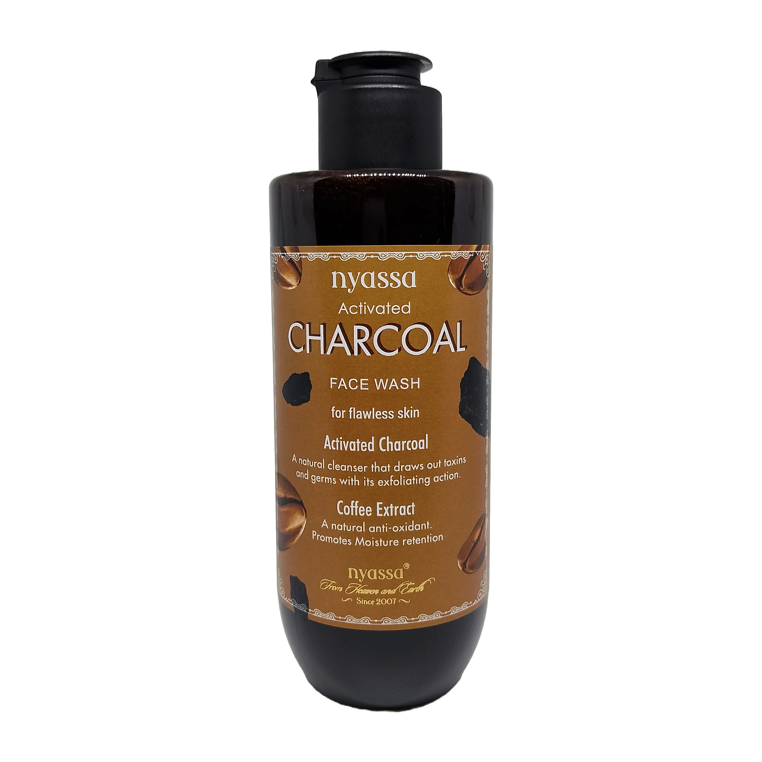 Activated Charcoal Face Wash for flawless skin 210ml