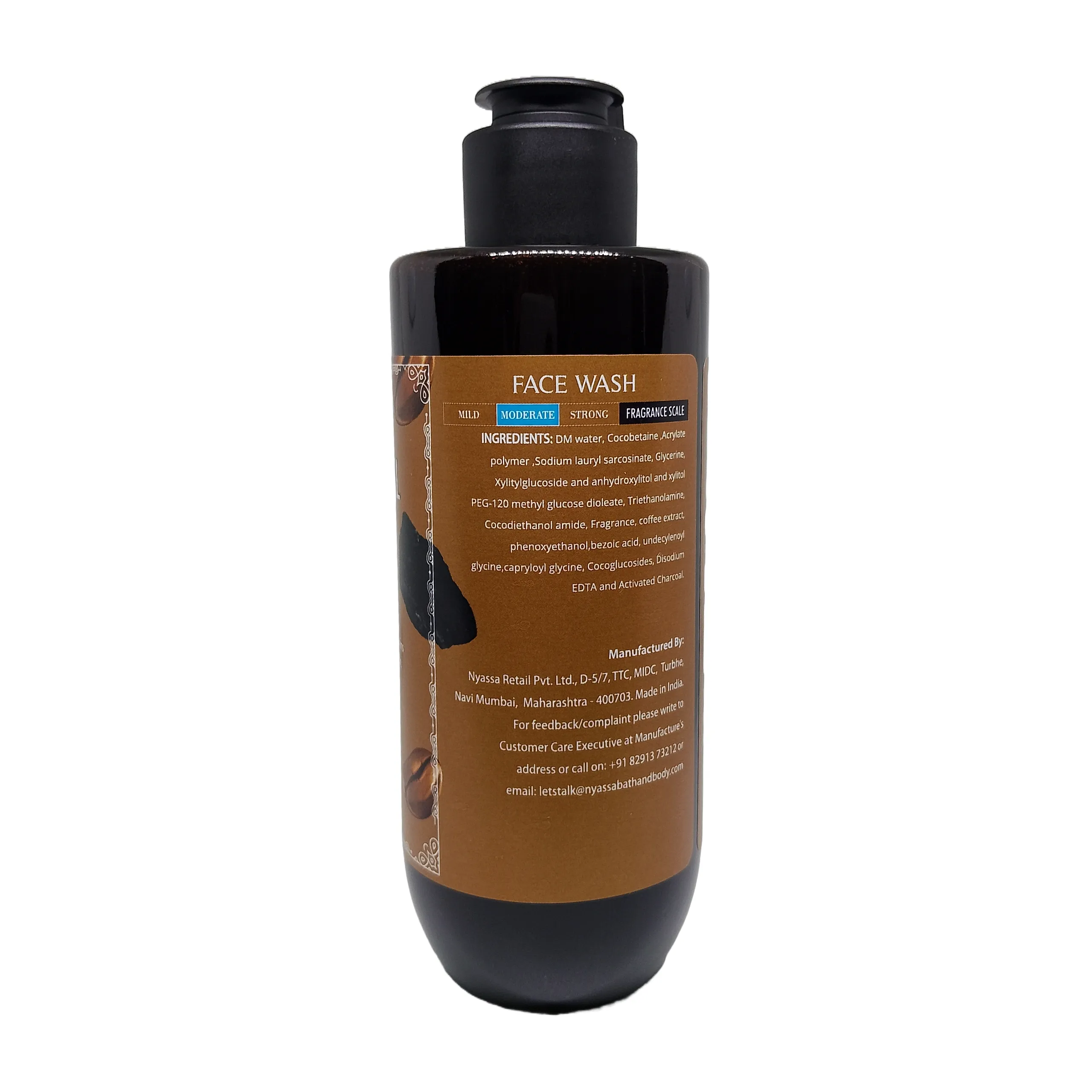 Activated Charcoal Face Wash for flawless skin 210ml