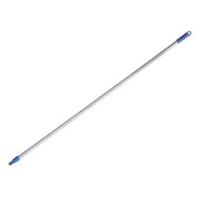 Aluminium Handle, Blue, 25x1500mm