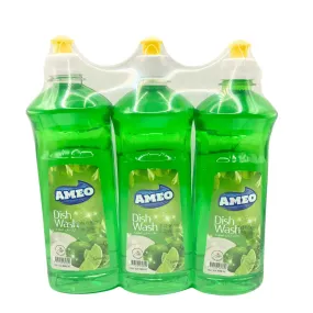 Ameo Dish Wash (Green)- 500ml Pack of 3x8 (1 carton)