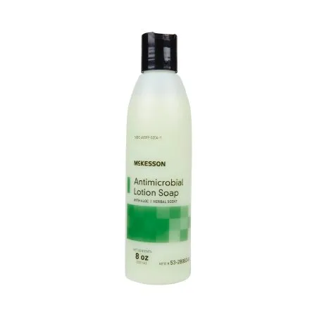 Antimicrobial Soap Lotion 8 oz. Bottle Herbal Scent - McKesson Brand Mfr# 53-28083-8