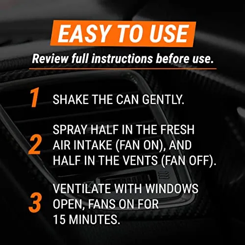 Armor All Fresh FX Vent and Duct Cleaner Odor Neutralizer, Tranquil Skies Scent, 3 Count, 5 OZ Each
