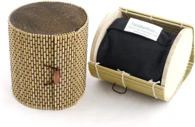Bamboo Charcoal Odor Absorber Bag in Decorative 4" Cylinder