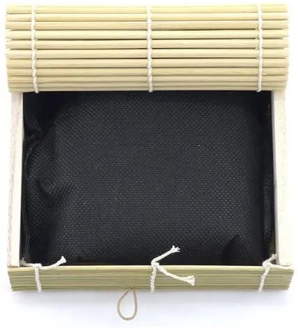 Bamboo Charcoal Odor Absorber Bag in Decorative 6" x 6" x 1.75" Box