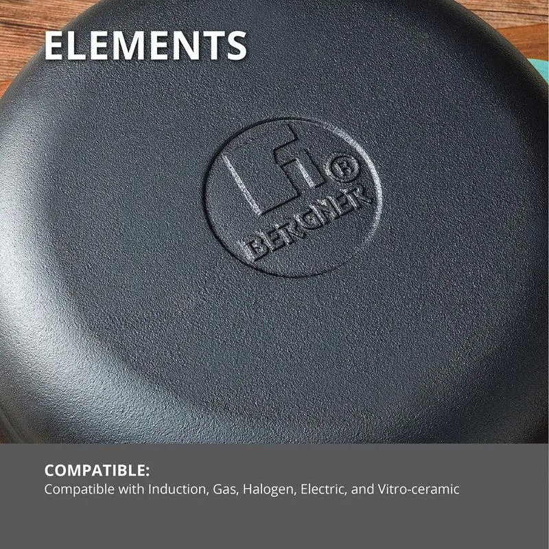 Bergner Induction Safe Cooking Pot With Lid  - 3600 ml/10 Inches