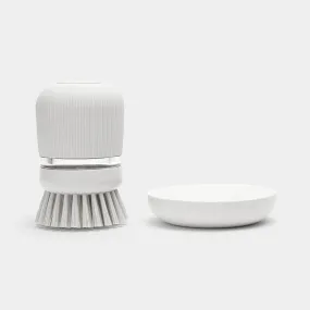 Brabantia Soap Dispensing Dish Brush Light Grey