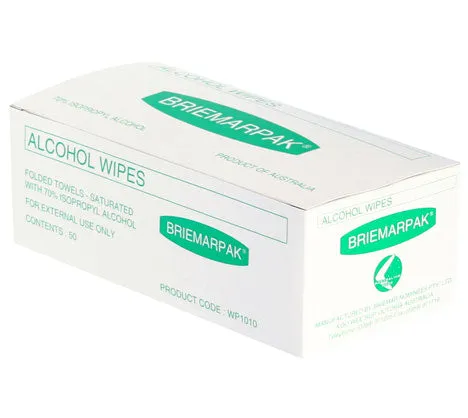 Briemar Alcohol Wipes