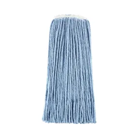 CAC China MHD1-24BL Mop Head Cotton Cut-End Blue 24 Oz Case of 20 Pcs
