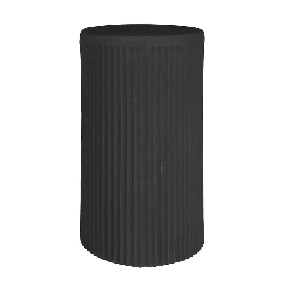 Cancun Outdoor Side Table in Coconut or Lava Rock | Tall or Short