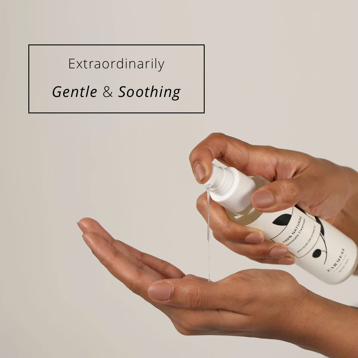 CARMESI 100% Natural Anti-Bacterial Intimate Cleanser for Women with Olive Leaf Extracts (100 ml)