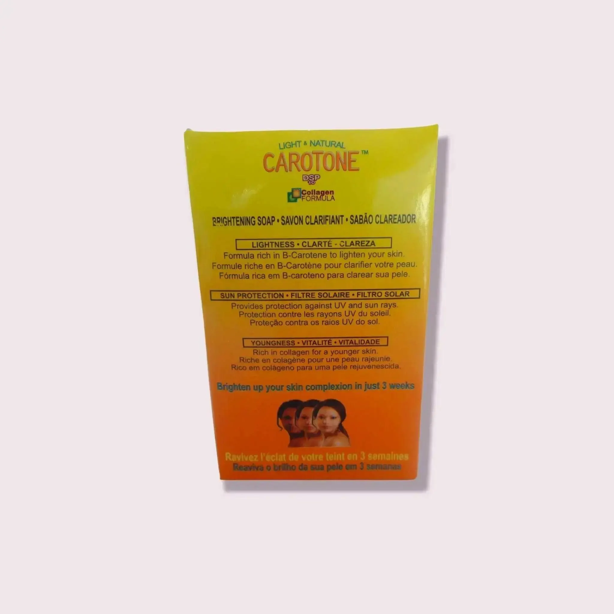 Carotone Light and Natural Brightening Soap 6.7oz