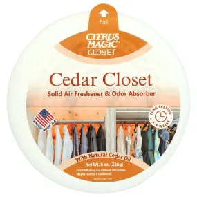 Citrus Magic 616471647 Air Freshener, 8 oz, Cedar, 56 days-Day Freshness :EA: QUANTITY: 6