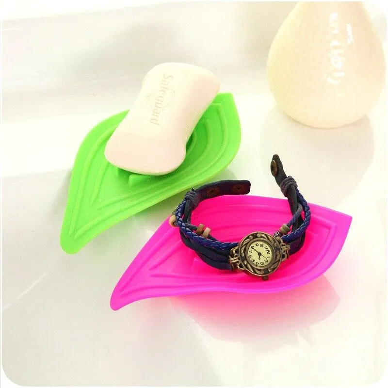 Colorful Leaf Shape Soap Dish
