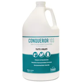 Conqueror 103 Odor Counteractant Concentrate, Tutti-frutti, 1 Gal Bottle, 4/carton