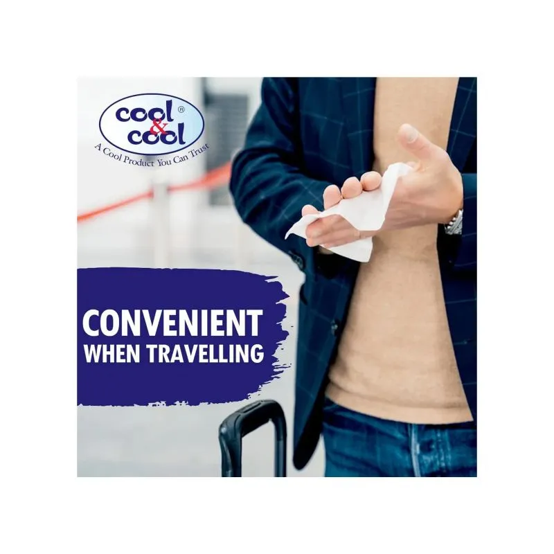 Cool & Cool Travelling Baby Wipes - 10 Pieces