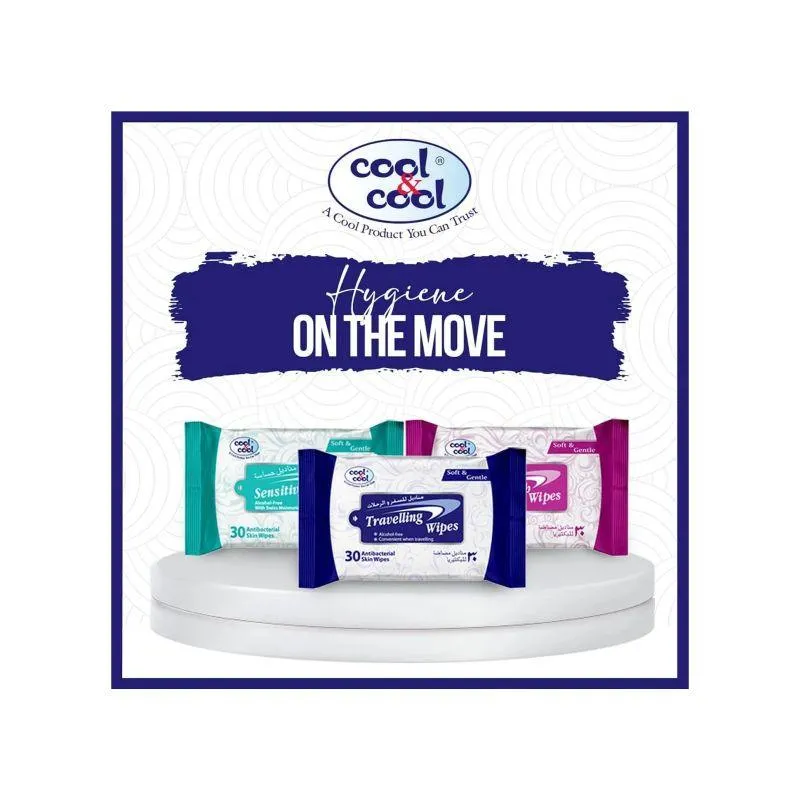 Cool & Cool Travelling Baby Wipes - 10 Pieces