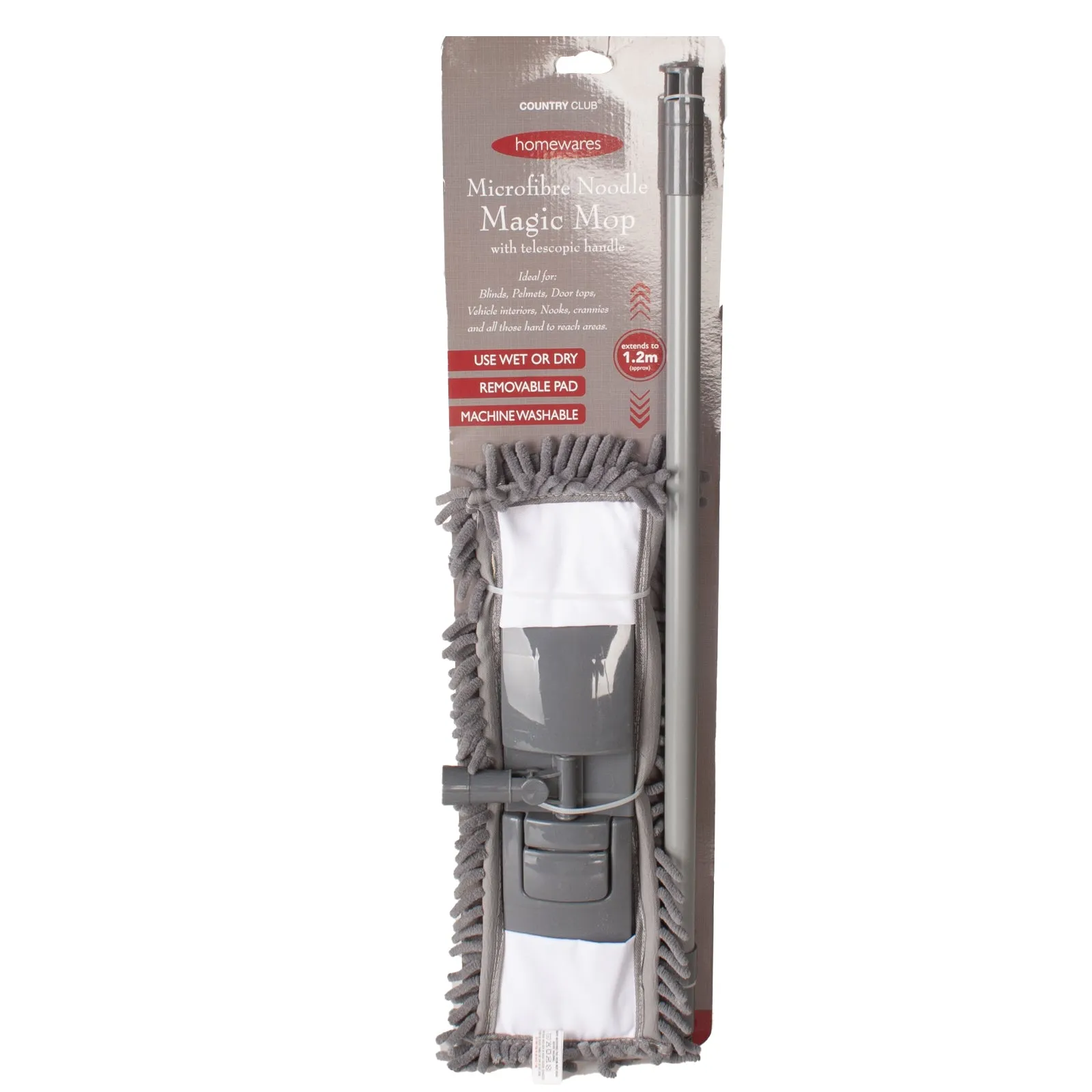 Country Club Microfibre Noodle Telescopic Magic Mop