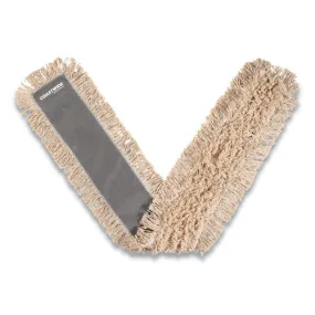 Cut-end Dust Mop Head, Cotton, 60 X 5, White
