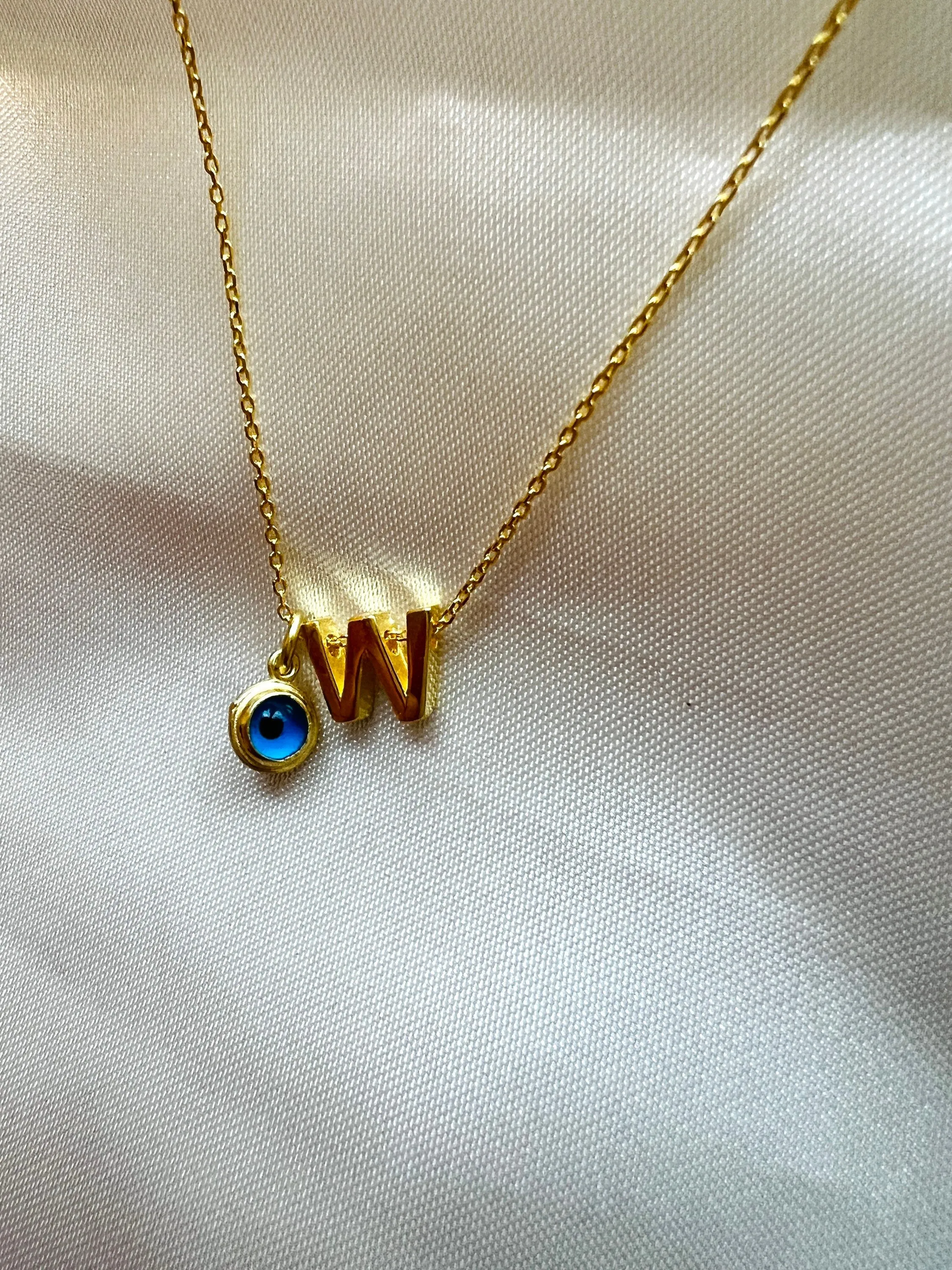 Dainty initial Necklace Choker in Silver | Letter Necklace | Gold letter Necklace | best friend gift | Personalised initial Necklace Gift |