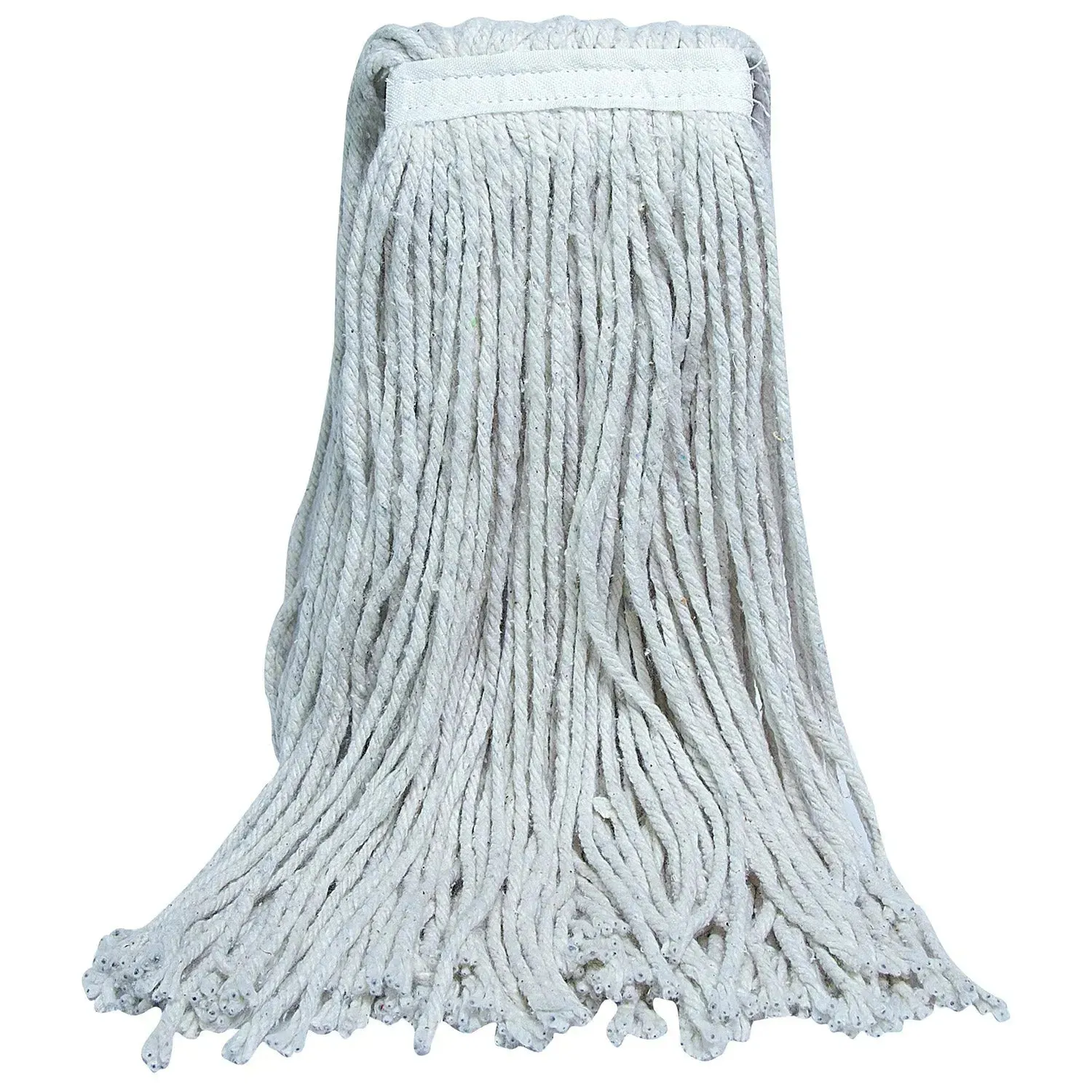 Disposable Mop Head, Narrow Band, Medium (20oz), White, Each