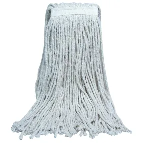 Disposable Mop Head, Narrow Band, Medium (20oz), White, Each