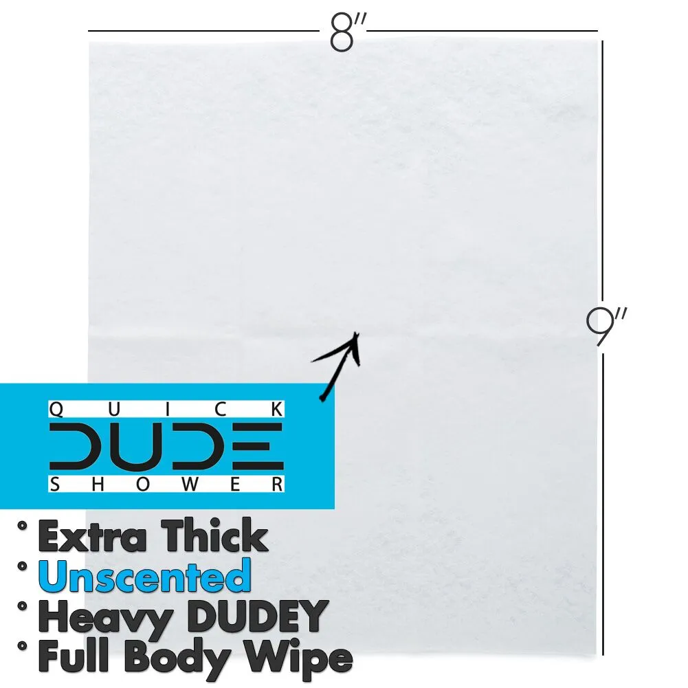 Dude Shower 10pk Singles For Travel