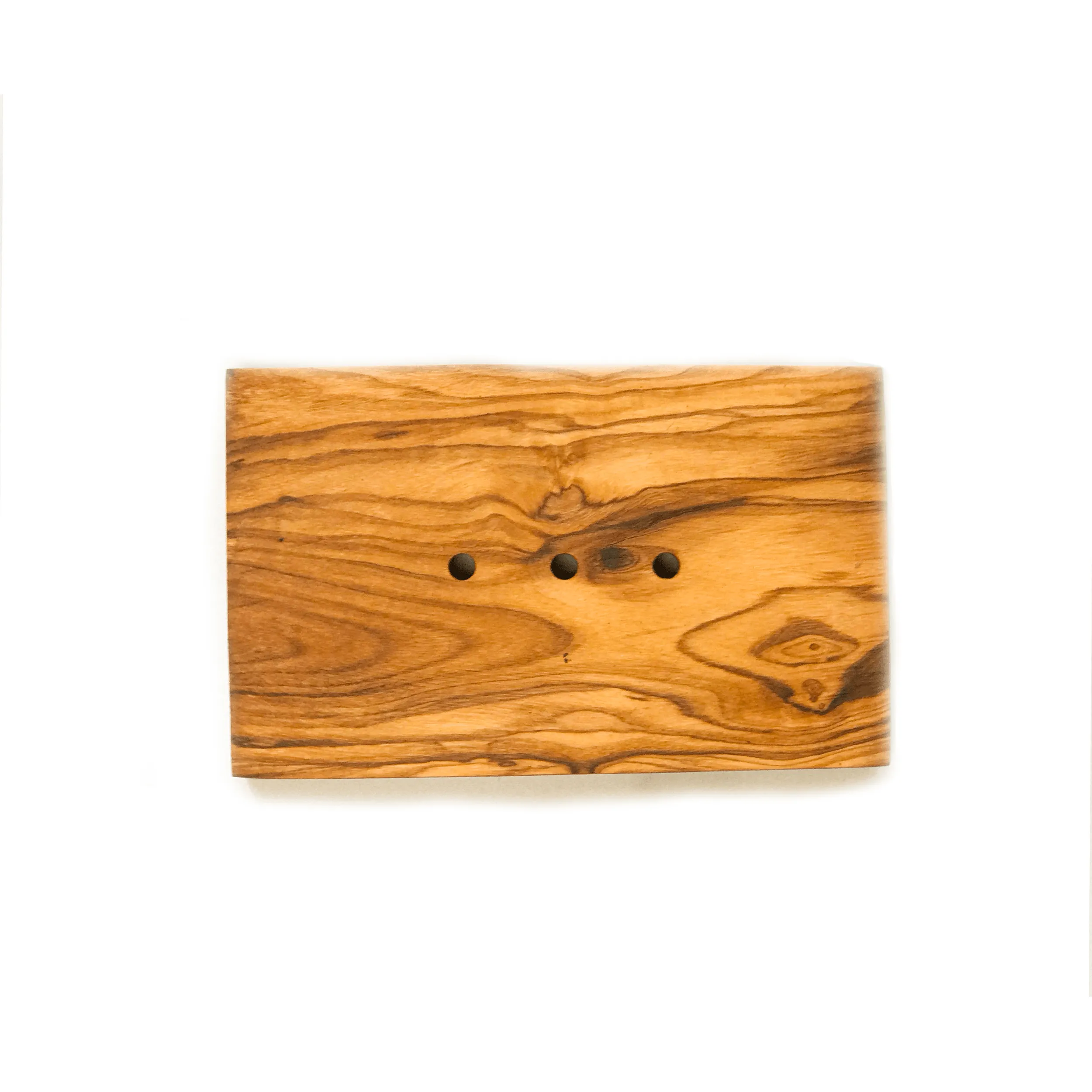 Eco Bath Soap Dish - Olive Wood Rectangle