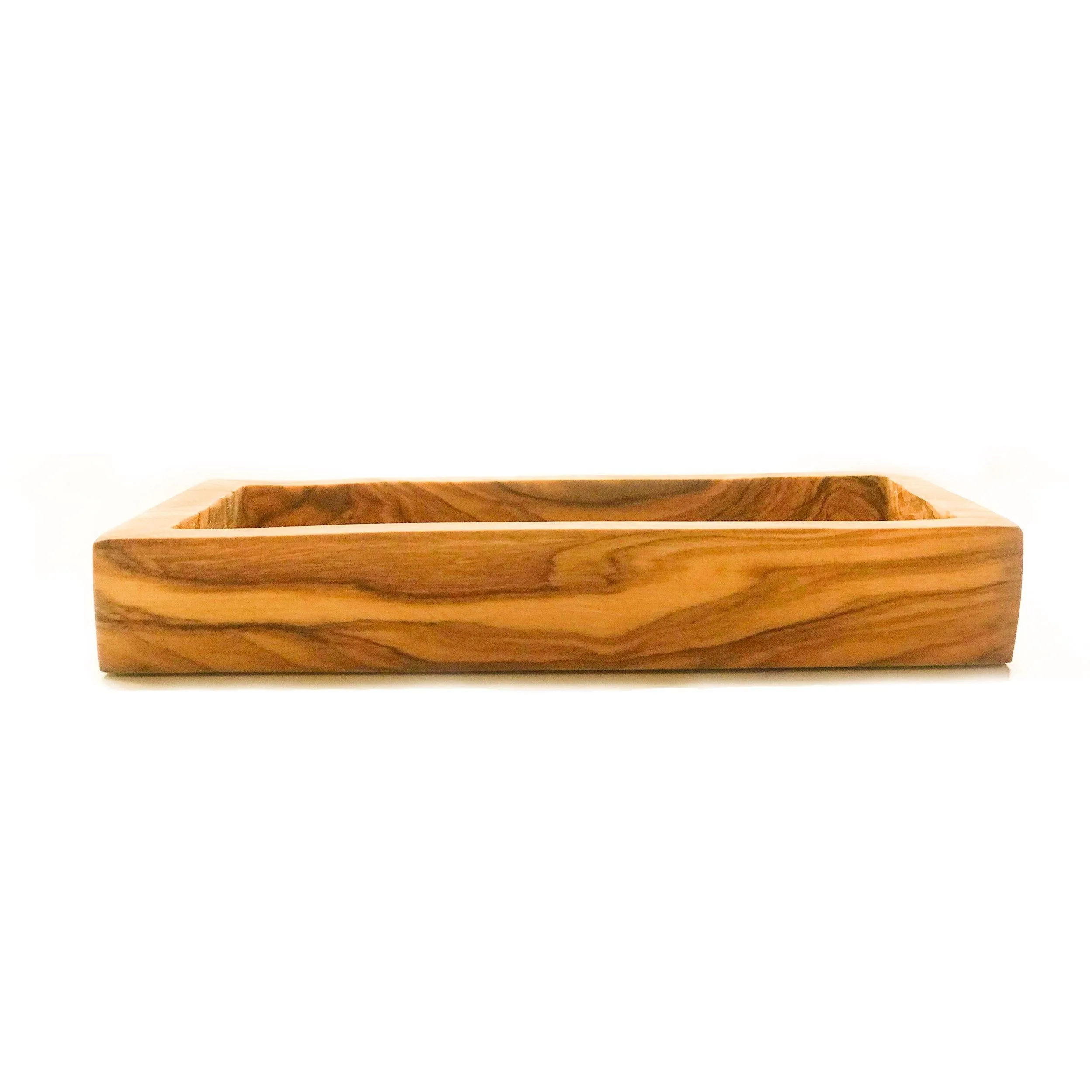 Eco Bath Soap Dish - Olive Wood Rectangle
