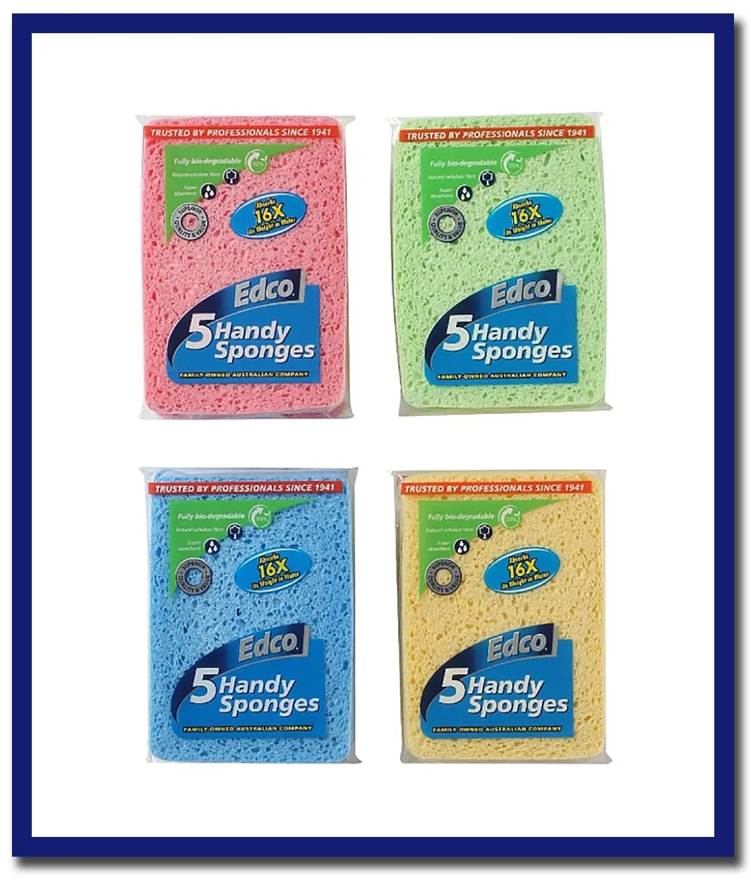 Edco Handy Sponges - 5 Pcs / Pack