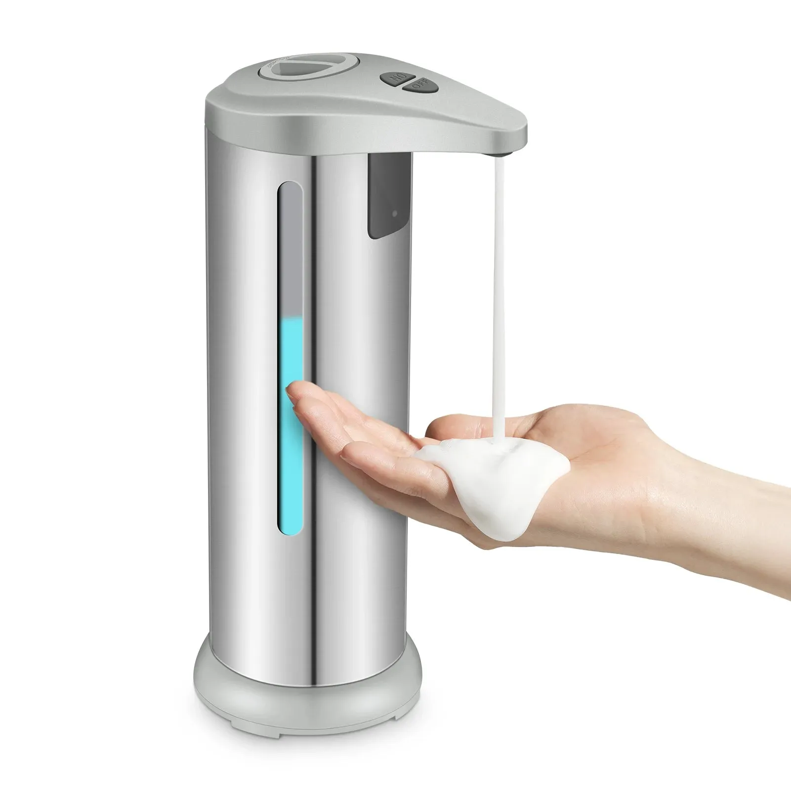 Electric Induction Soap Dispenser: Large Capacity Stainless Steel Container for Toilets