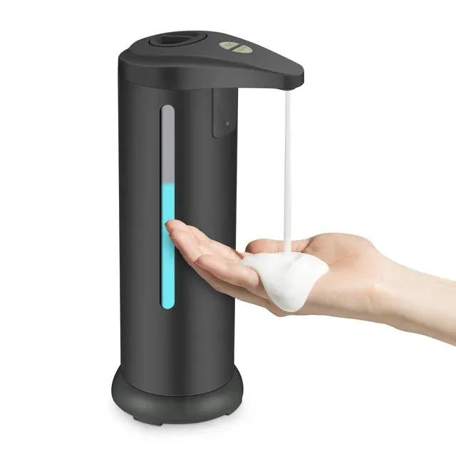 Electric Induction Soap Dispenser: Large Capacity Stainless Steel Container for Toilets