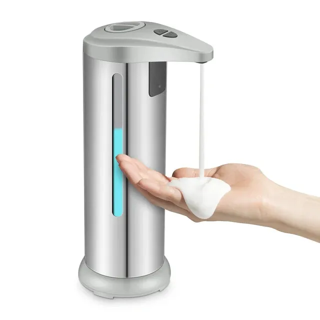 Electric Induction Soap Dispenser: Large Capacity Stainless Steel Container for Toilets