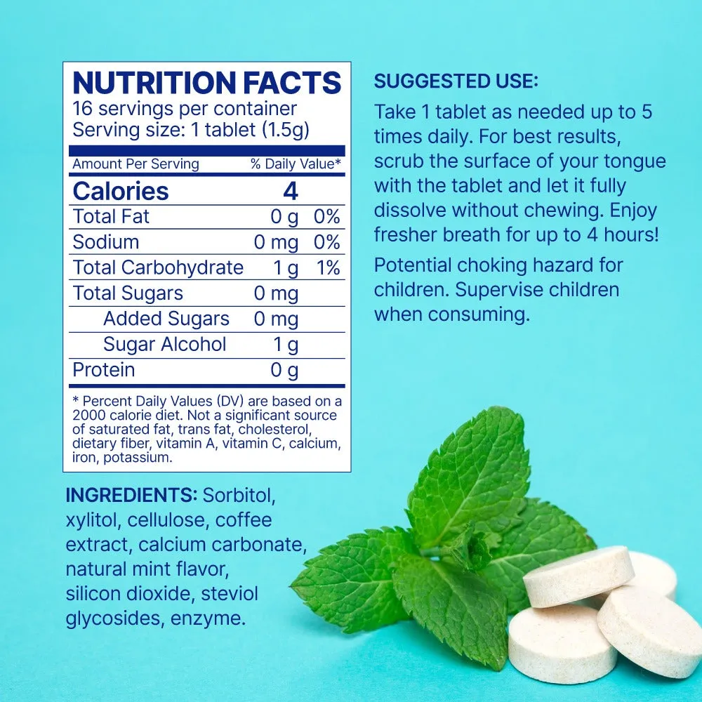 Enzymatic Mouth-Cleaning (on back order)