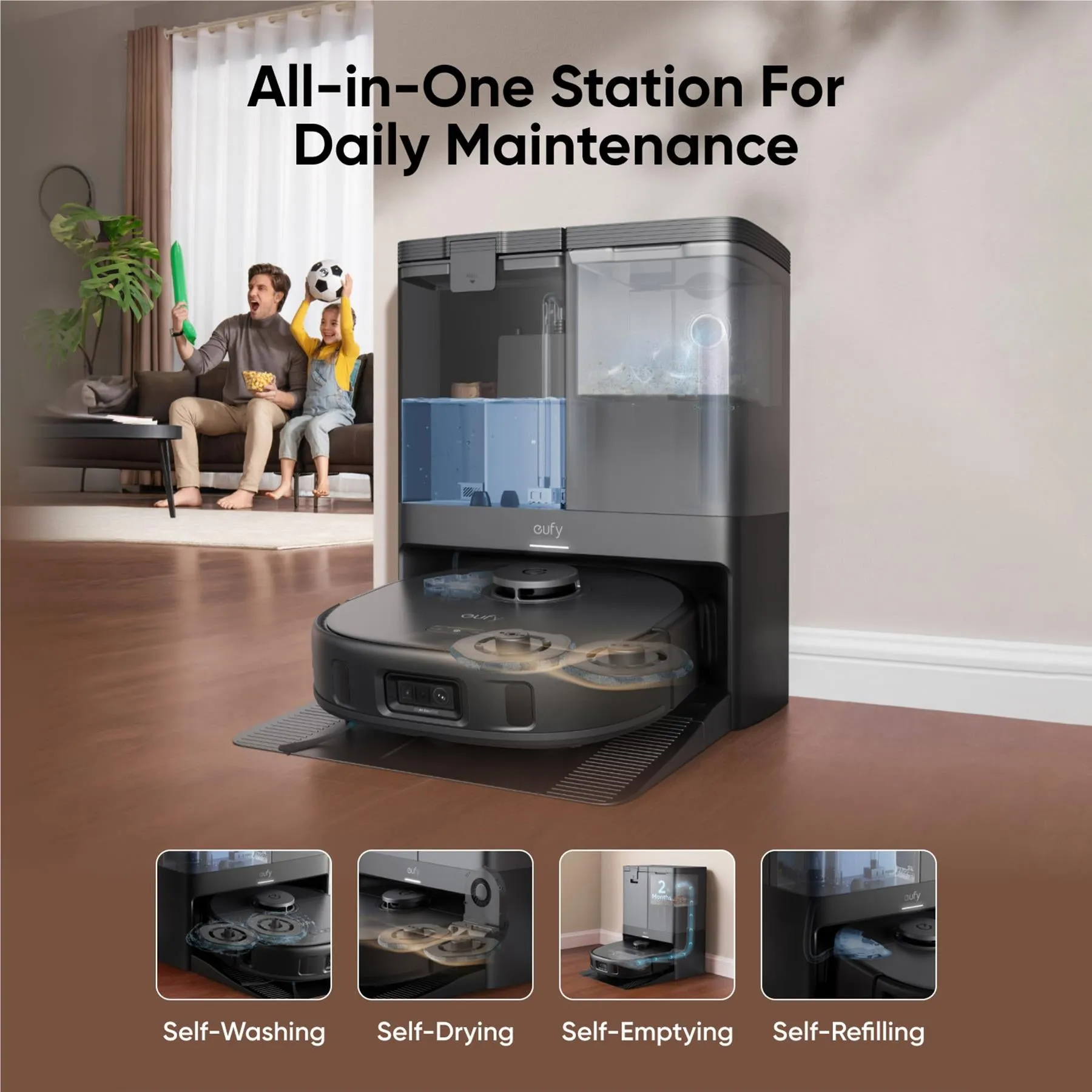 Eufy Clean Robovac X10 Pro Omni Robotic Vacuum