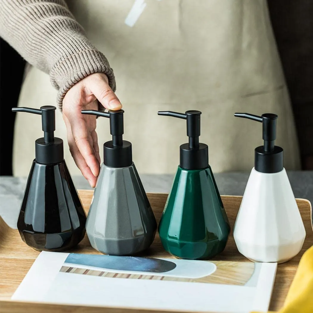 FabSeasons Black Diamond Soap Dispenser, 250 ML