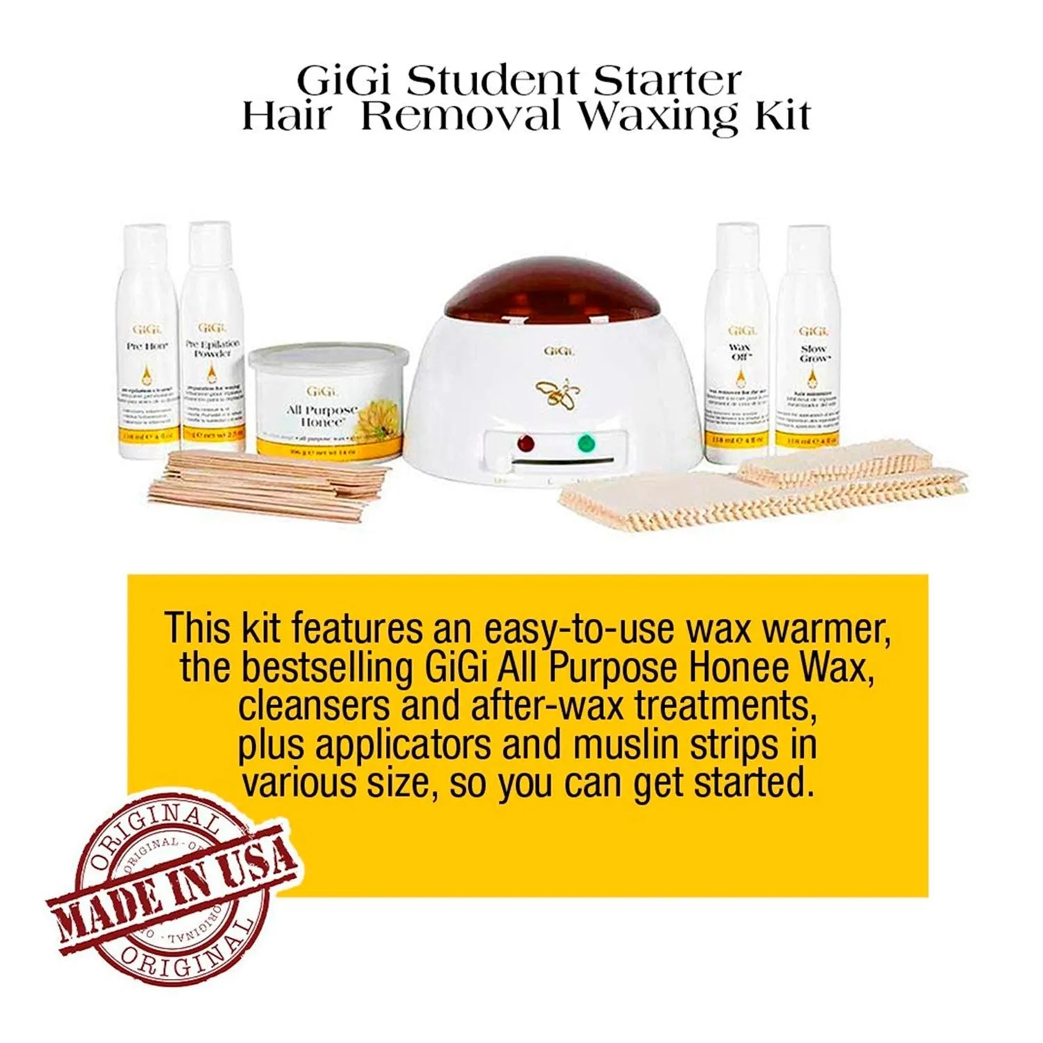 Gigi Student Starter Hair Removal Waxing Kit
