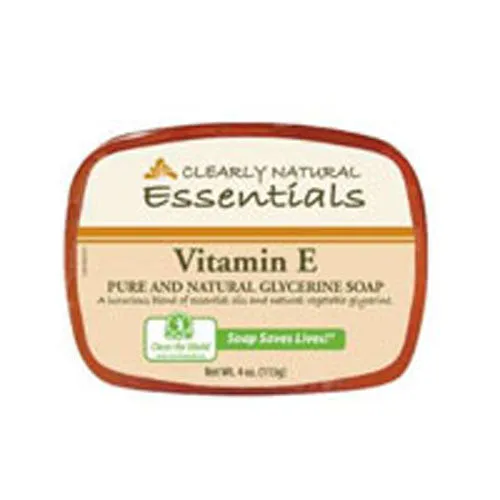 Glycerine Bar Soaps Vitamin E 3 bars By Clearly Natural