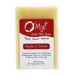 Goat Milk Soap Bar Apple Clover 6 Oz By O MY!