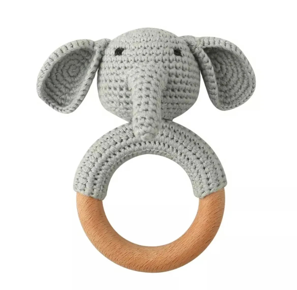 Hand Made Crochet Elephant