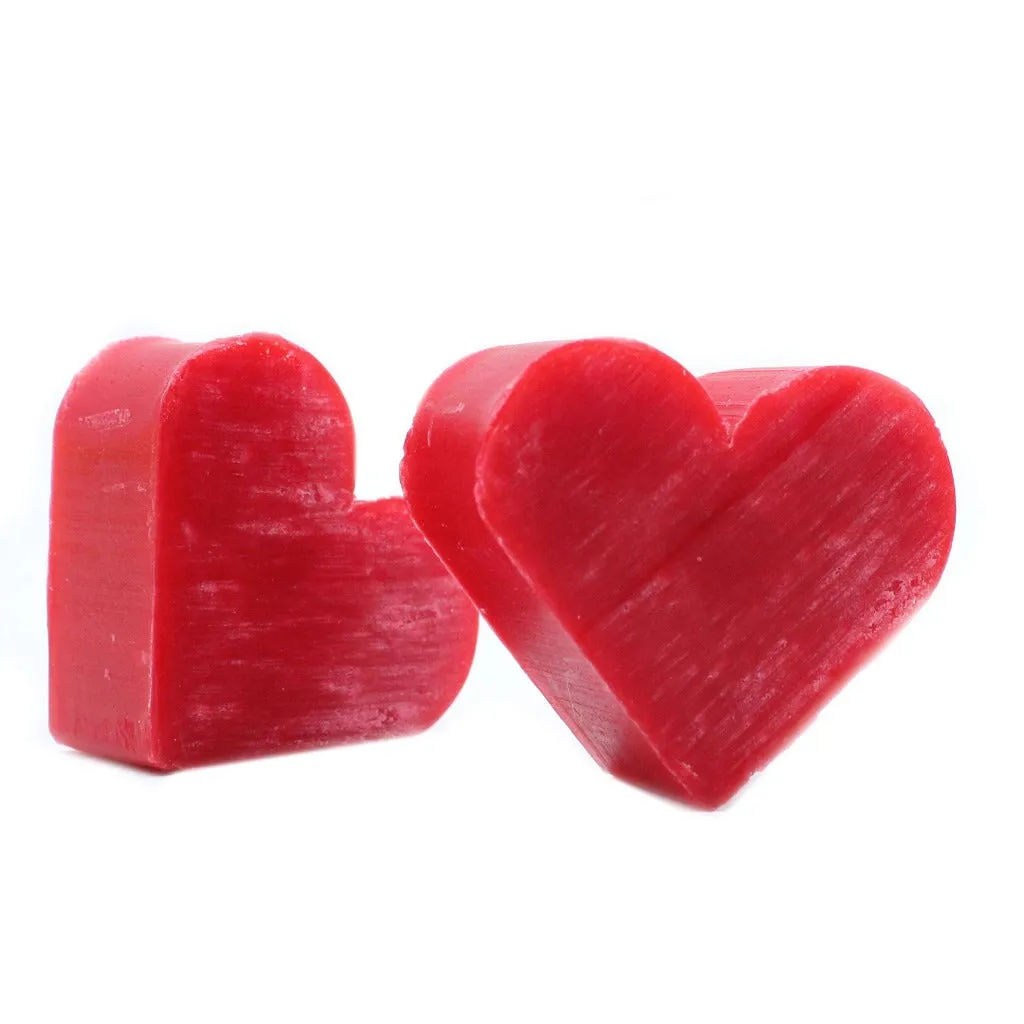 Heart Shaped Scented Guest Soaps - Box of 10 - SLS & Paraben Free - Soap Gift