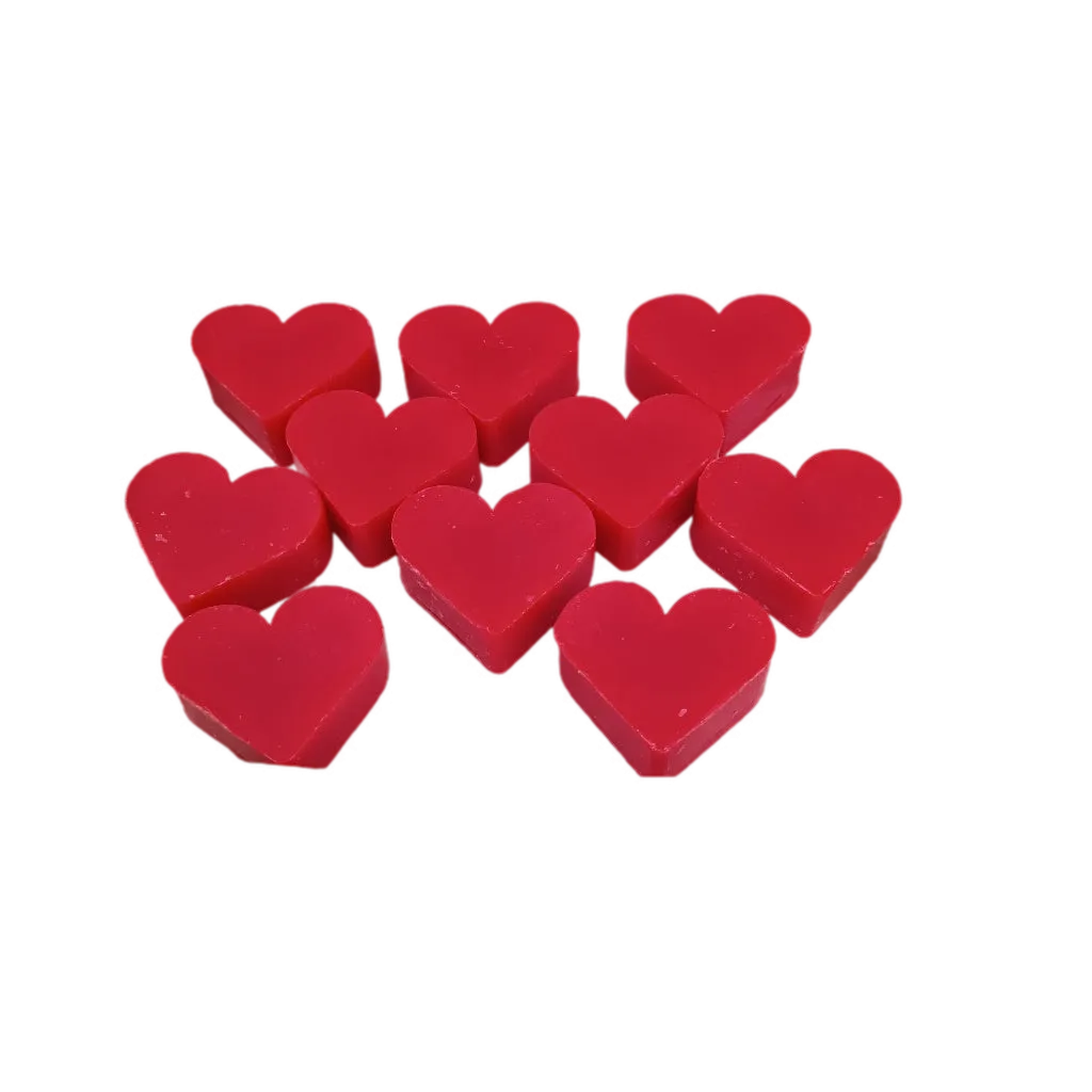 Heart Shaped Scented Guest Soaps - Box of 10 - SLS & Paraben Free - Soap Gift