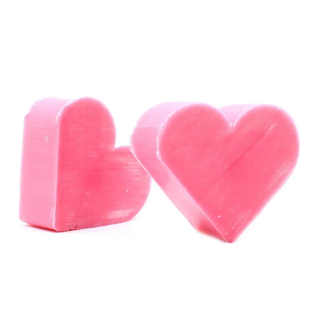 Heart Shaped Scented Guest Soaps - Box of 10 - SLS & Paraben Free - Soap Gift