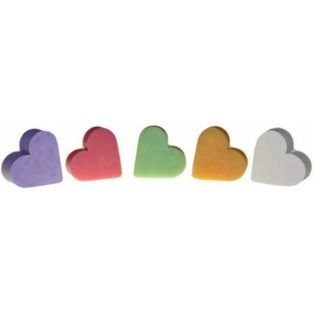 Heart Shaped Scented Guest Soaps - Box of 10 - SLS & Paraben Free - Soap Gift