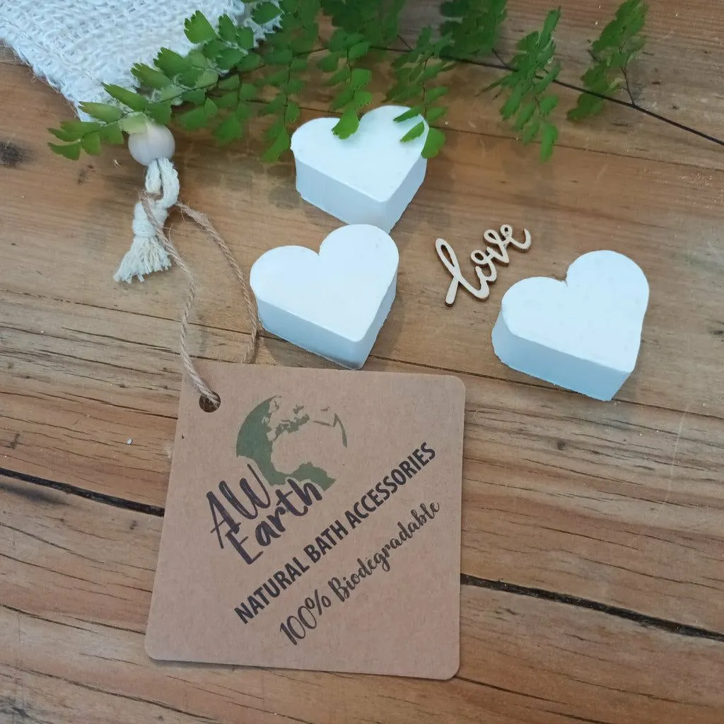 Heart Shaped Scented Guest Soaps - Box of 10 - SLS & Paraben Free - Soap Gift
