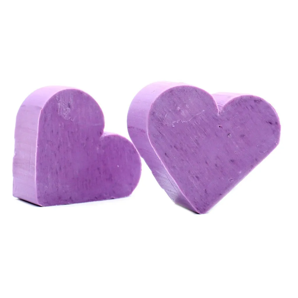 Heart Shaped Scented Guest Soaps - Box of 10 - SLS & Paraben Free - Soap Gift