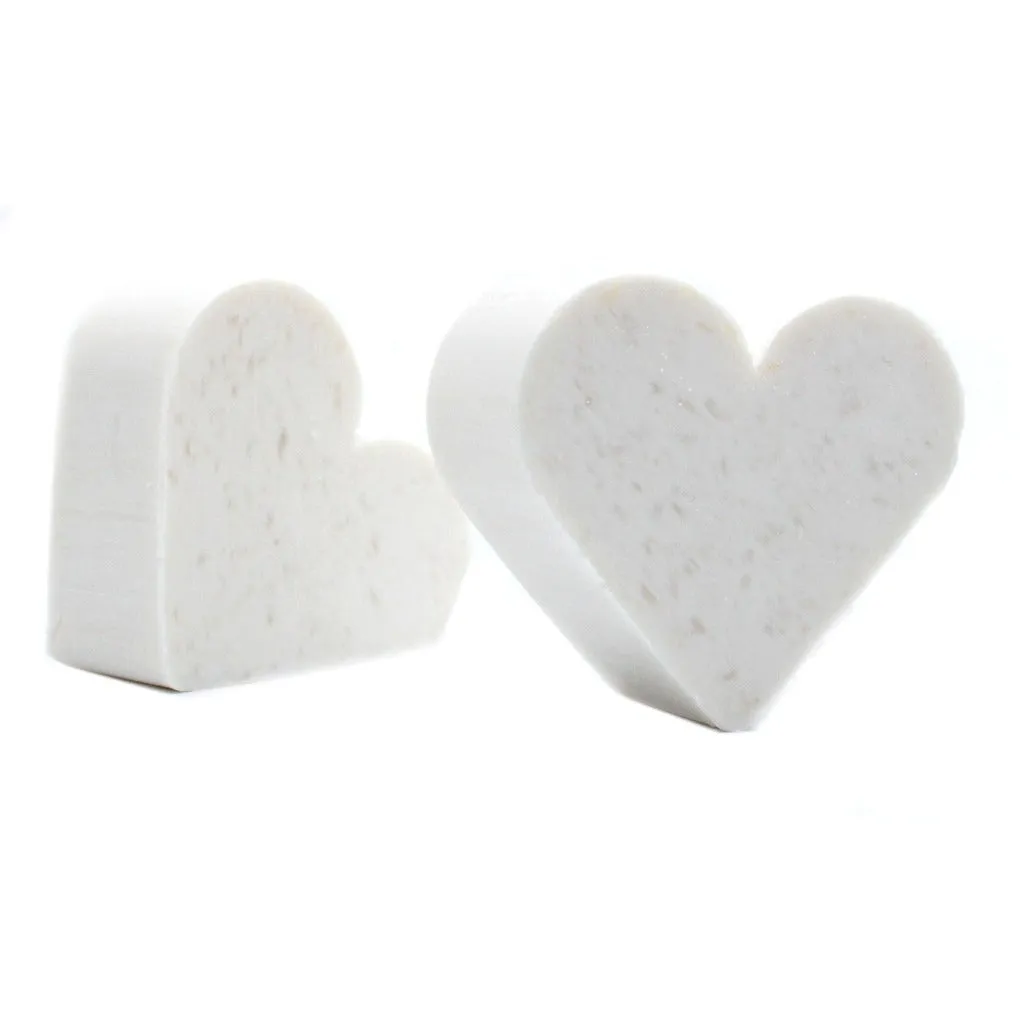 Heart Shaped Scented Guest Soaps - Box of 10 - SLS & Paraben Free - Soap Gift